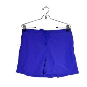 L.L. Bean SunSmart Women's Swim Outdoor Front Tie Shorts in Blue - Sz S - NWT